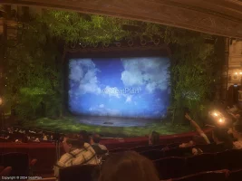 London Coliseum Dress Circle F18 view from seat photo