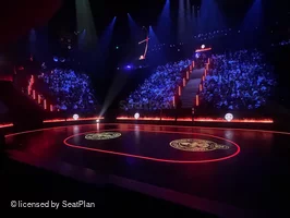 Troubadour Canary Wharf Theatre District 4 A61 view from seat photo