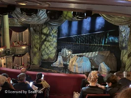 His Majesty's Theatre Royal Circle F11 view from seat photo
