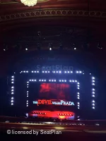 Dominion Theatre Circle H19 view from seat photo