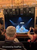 Longacre Theatre Mezzanine D104 view from seat photo