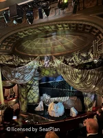 His Majesty's Theatre Grand Circle E10 view from seat photo