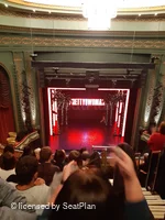 Piccadilly Theatre Grand Circle F16 view from seat photo