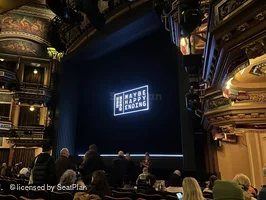 Belasco Theatre Orchestra L20 view from seat photo