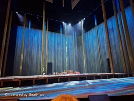 National Theatre - Olivier Stalls B15 view from seat photo