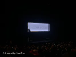 Barbican Theatre Stalls L33 view from seat photo