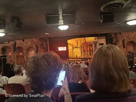 August Wilson Theatre Orchestra V112 view from seat photo