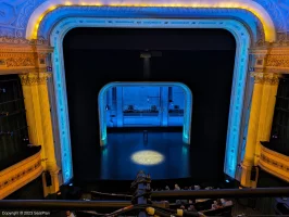 Hudson Theatre Balcony A105 view from seat photo
