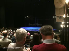 Barbican Theatre Stalls L1 view from seat photo