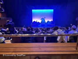 Royal Festival Hall Rear Stalls BB29 view from seat photo