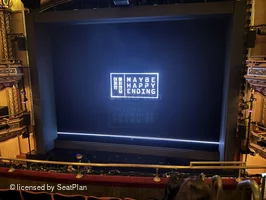 Belasco Theatre Mezzanine E113 view from seat photo