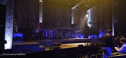 Daryl Roth Theatre Orchestra E3 view from seat photo