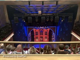 Savoy Theatre Upper Circle F16 view from seat photo
