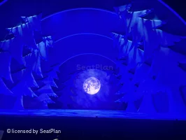 Peacock Theatre Stalls B6 view from seat photo