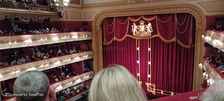 Royal Opera House Amphitheatre B73 view from seat photo
