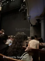 Harold Pinter Theatre Stalls F1 view from seat photo