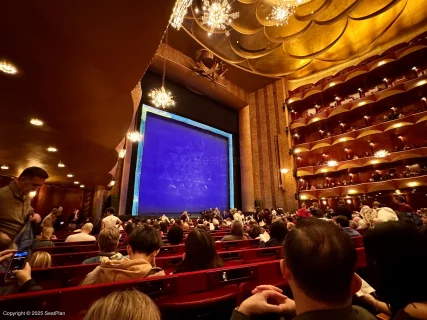 Metropolitan Opera House Orchestra Q29 view from seat photo