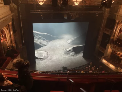 Theatre Royal Drury Lane Balcony D36 view from seat photo