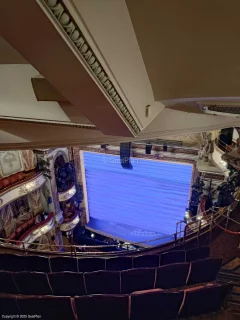 Novello Theatre Balcony F1 view from seat photo