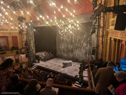 Barrymore Theatre Front Mezzanine D24 view from seat photo