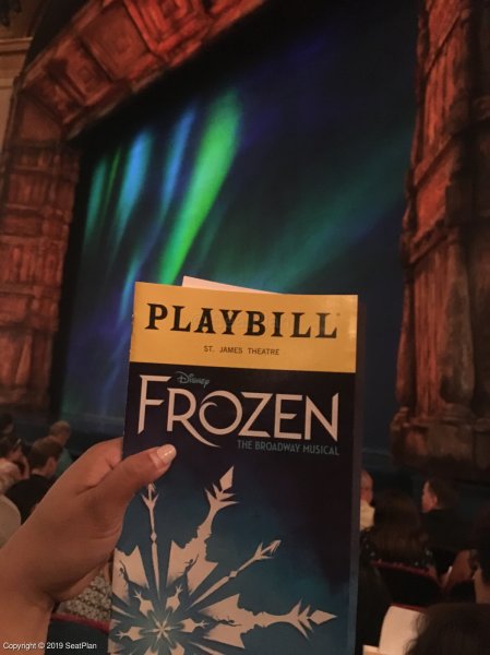 Frozen Broadway Seating Chart
