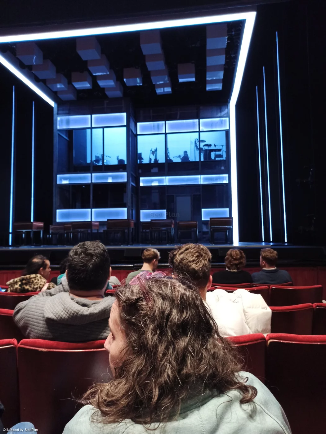 Peacock Theatre Stalls F12 view from seat photo