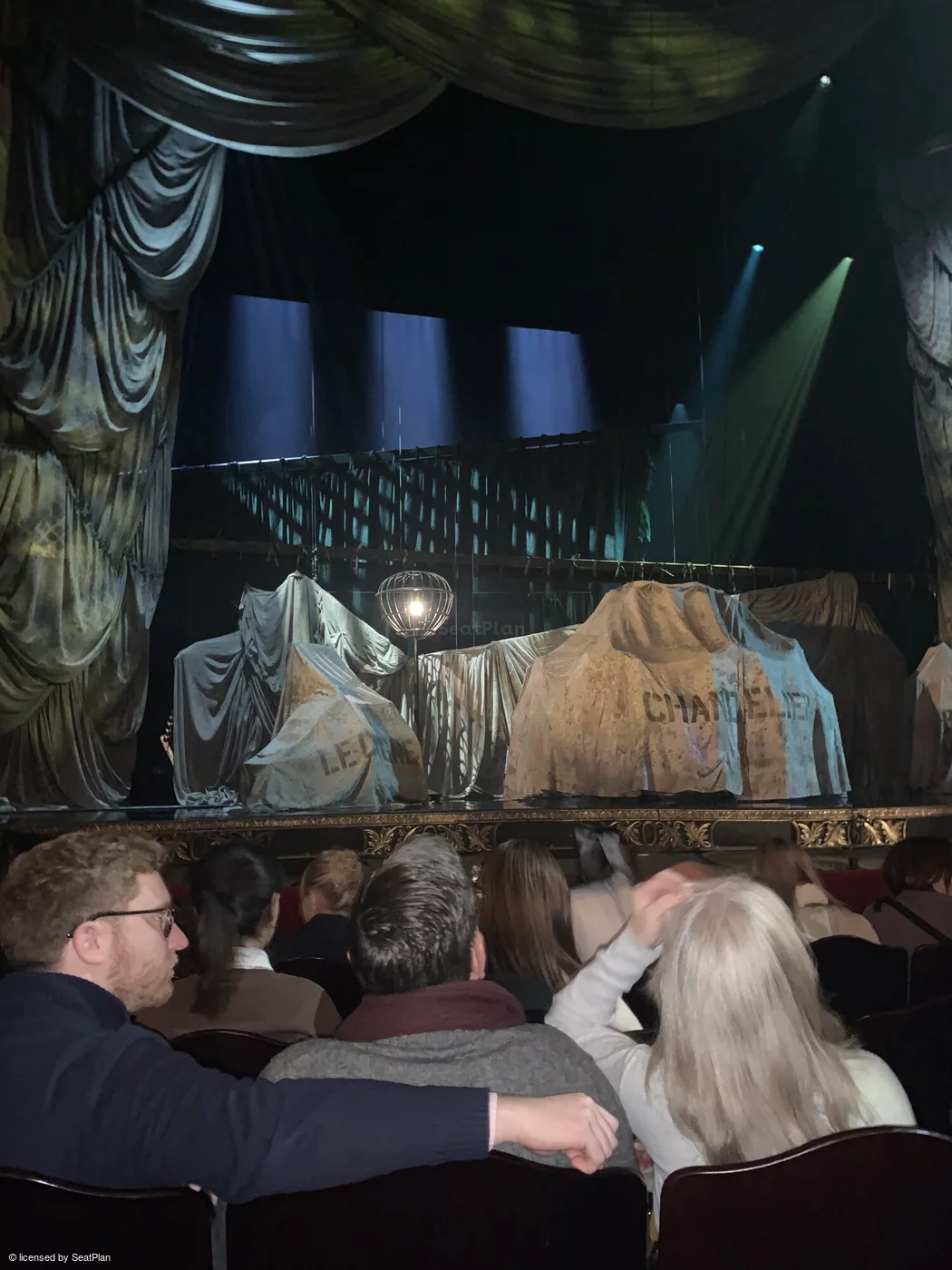 His Majesty's Theatre Stalls E28 view from seat photo