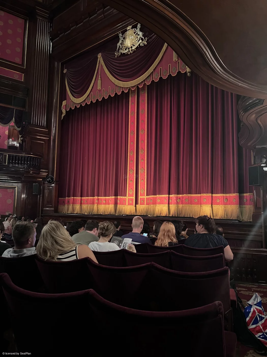 St Martin's Theatre Stalls G20 view from seat photo