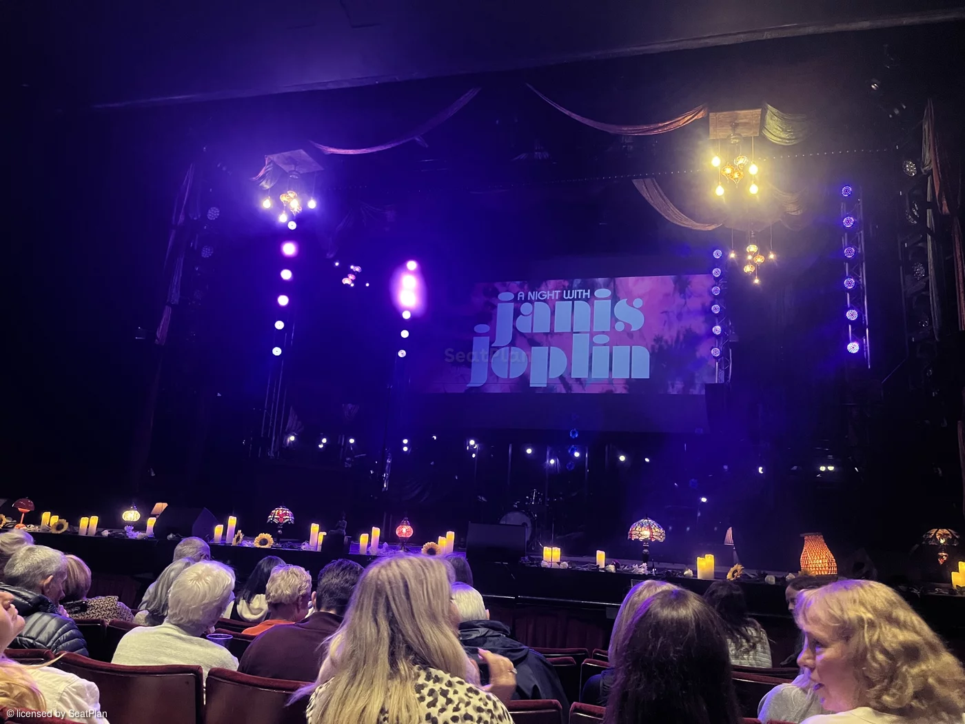 Peacock Theatre Stalls J8 view from seat photo