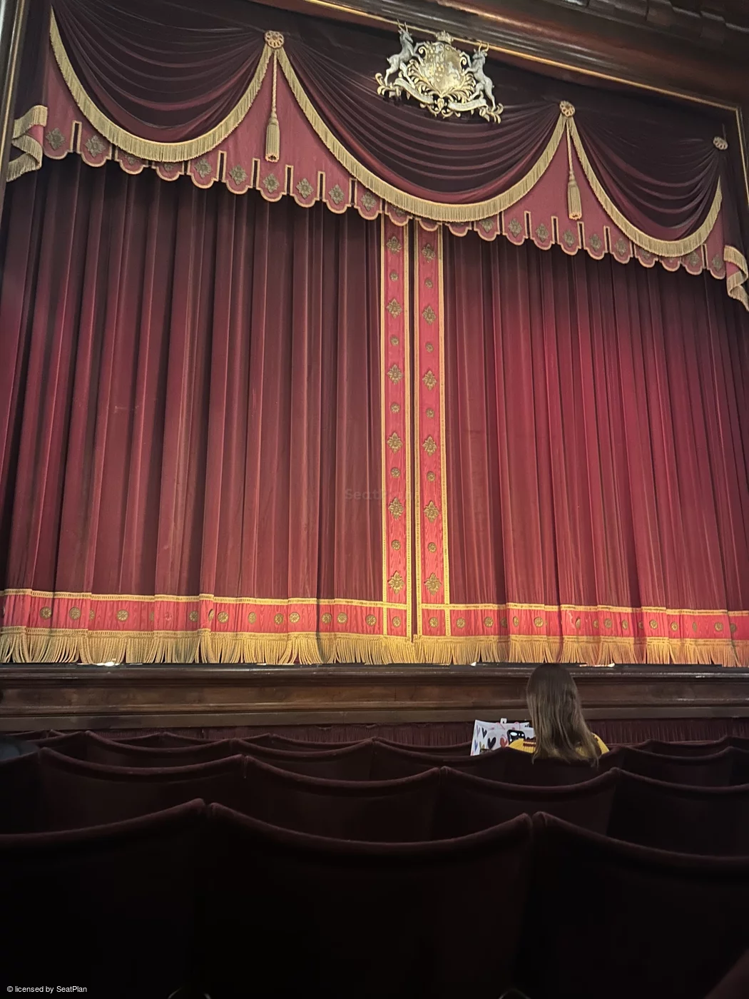 St Martin's Theatre Stalls F6 view from seat photo