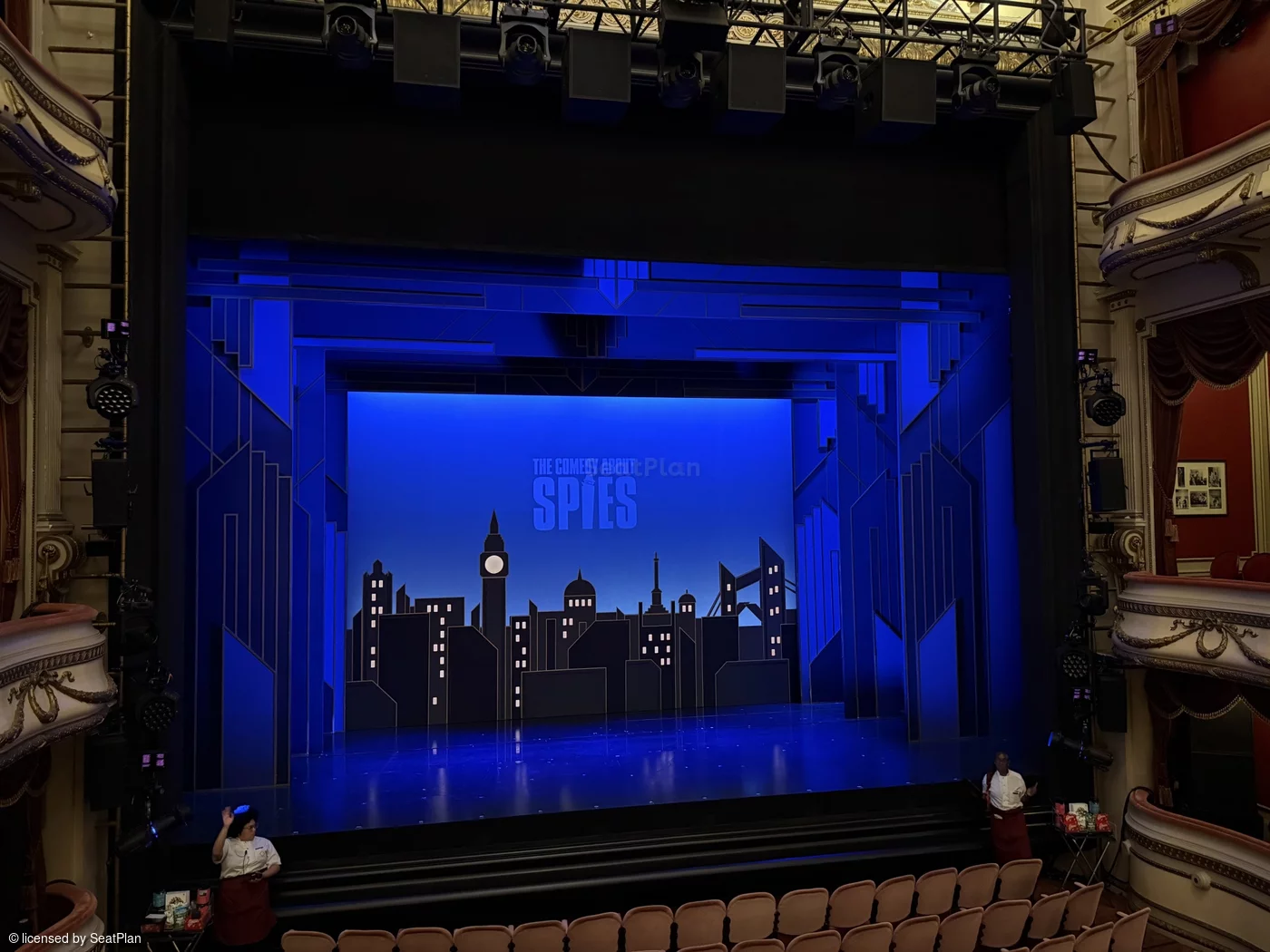 Noel Coward Theatre Royal Circle A21 view from seat photo