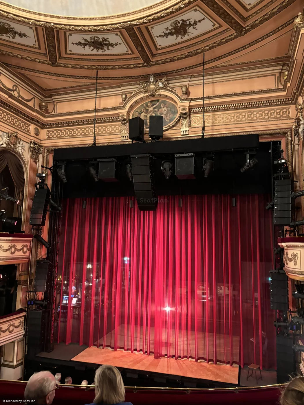 Gielgud Theatre Dress Circle D11 view from seat photo