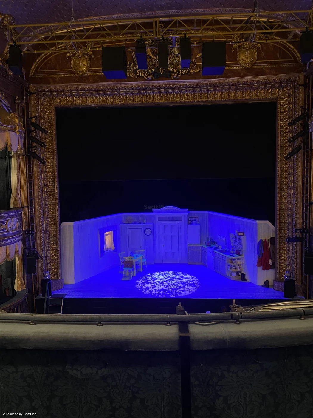 Theatre Royal Haymarket Royal Circle B13 view from seat photo