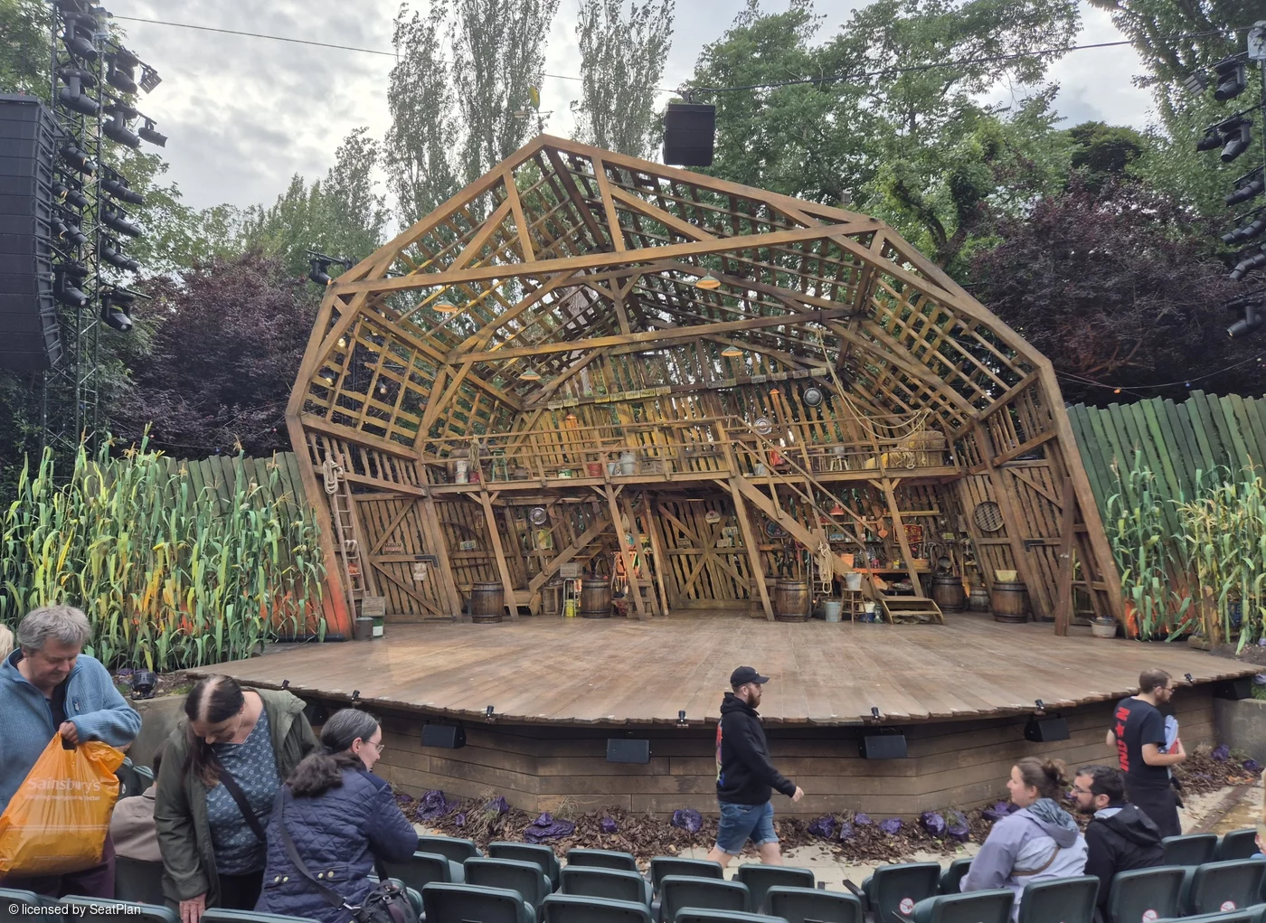 Regent's Park Open Air Theatre Lower Centre G27 view from seat photo