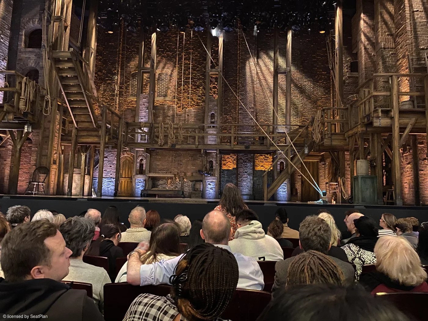 Victoria Palace Theatre Stalls G23 view from seat photo