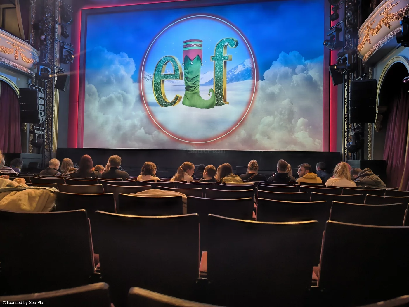 Aldwych Theatre Stalls H8 view from seat photo