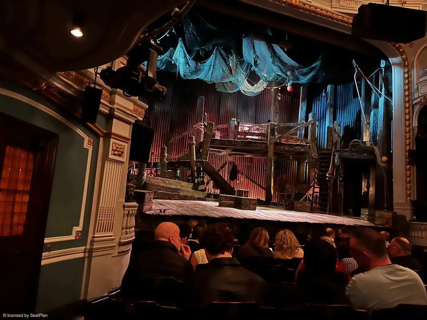 Ambassadors Theatre Stalls J18 view from seat photo