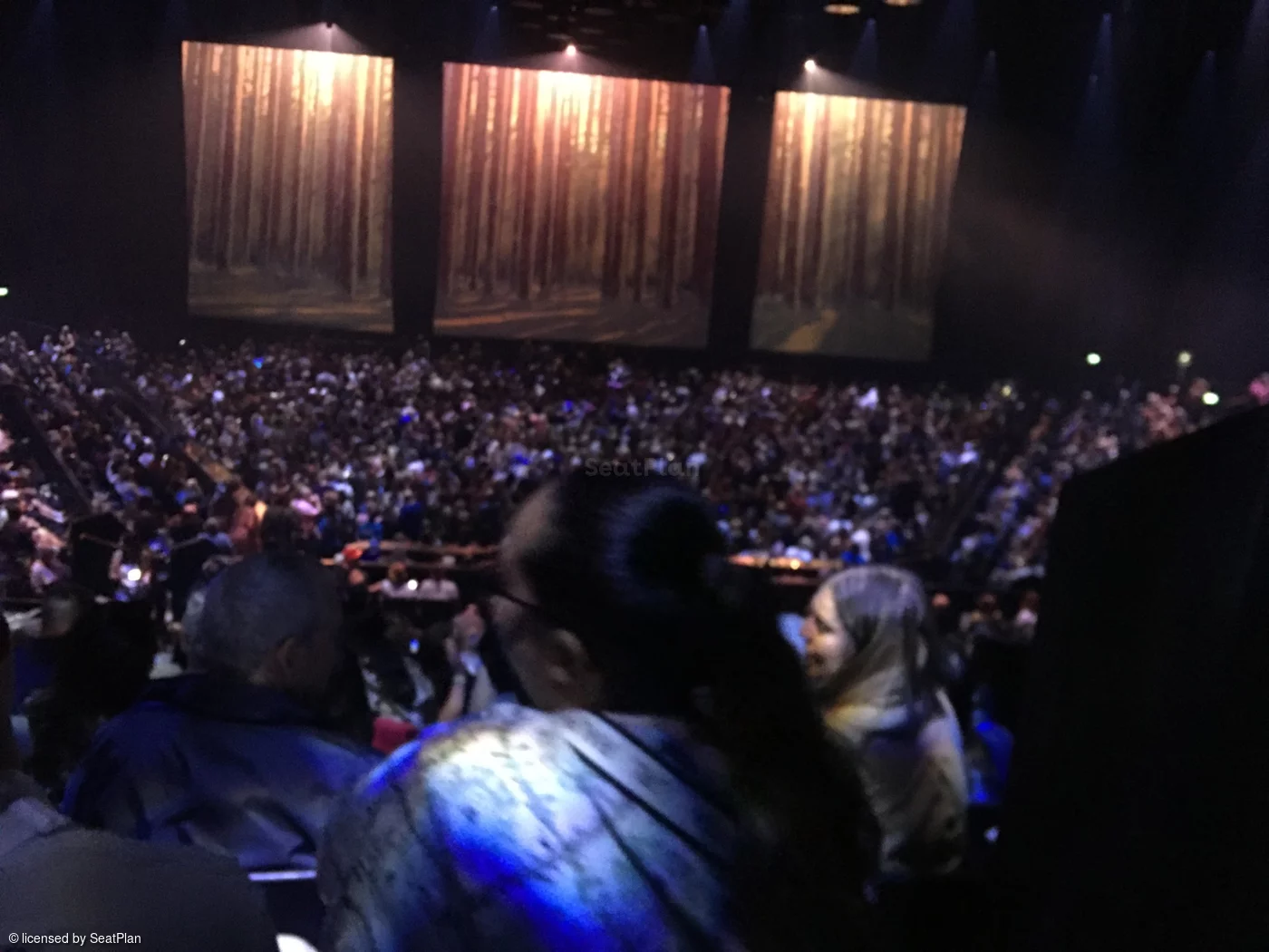 ABBA Arena Block H P11 view from seat photo