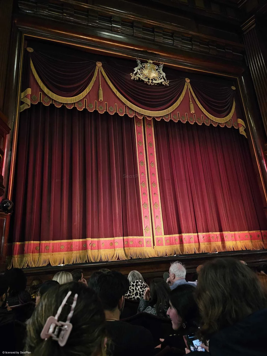 St Martin's Theatre Stalls F5 view from seat photo