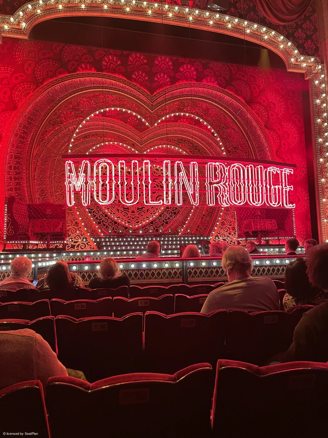 Piccadilly Theatre Stalls G20 view from seat photo