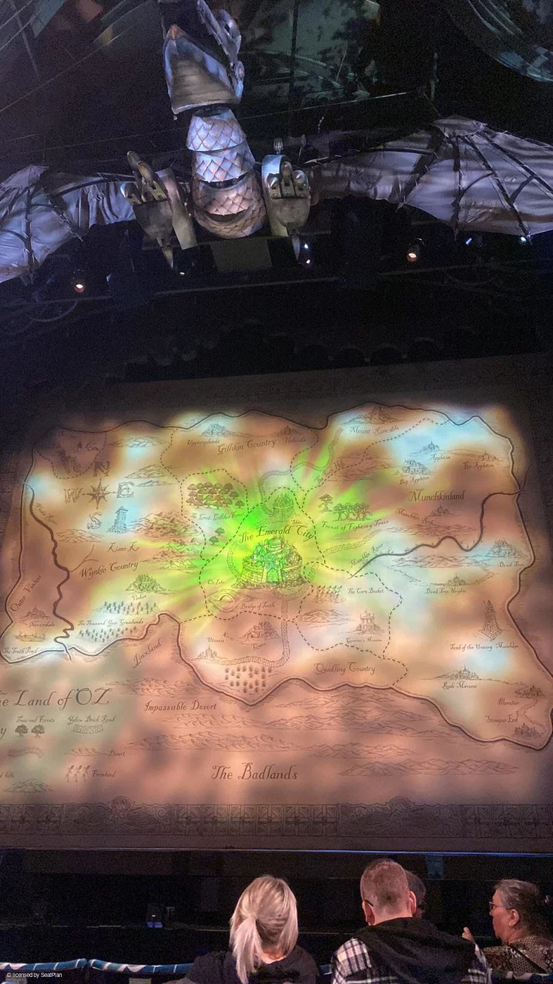 Apollo Victoria Theatre Stalls F21 view from seat photo