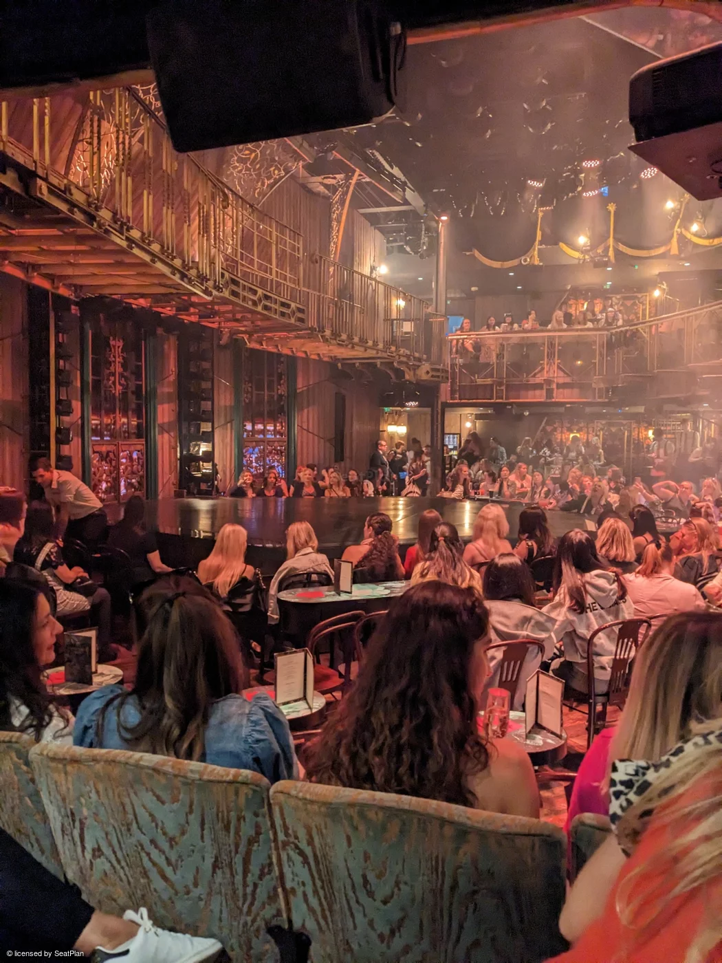 Hippodrome Casino Main Floor Couch C4 view from seat photo