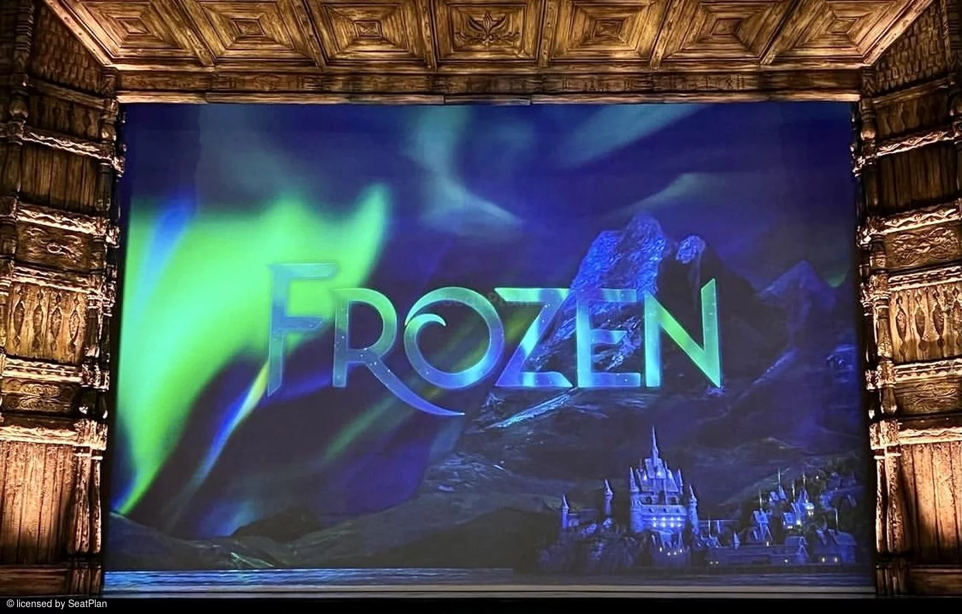 Theatre Royal Drury Lane Stalls D25 view from seat photo