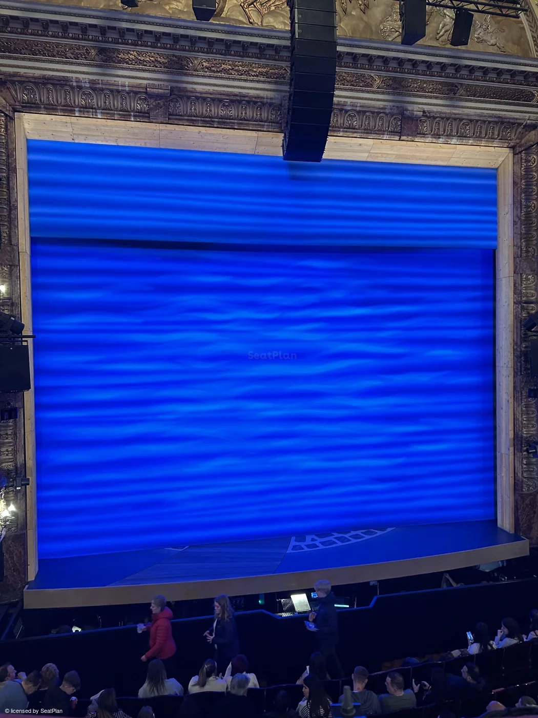 Novello Theatre Dress Circle A19 view from seat photo