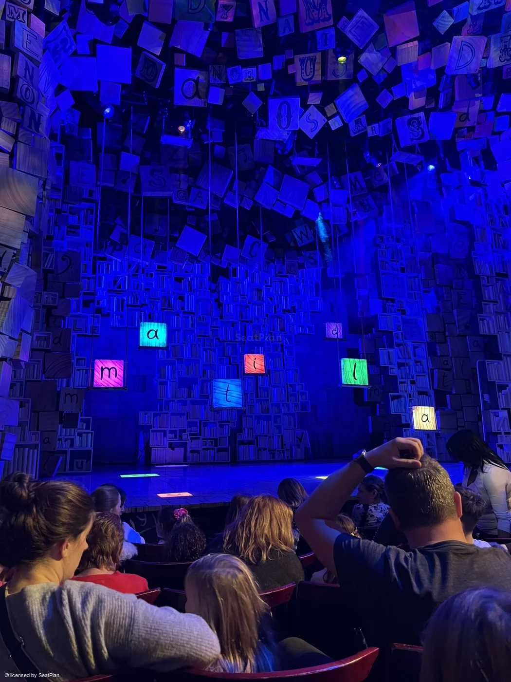 Cambridge Theatre Stalls F18 view from seat photo