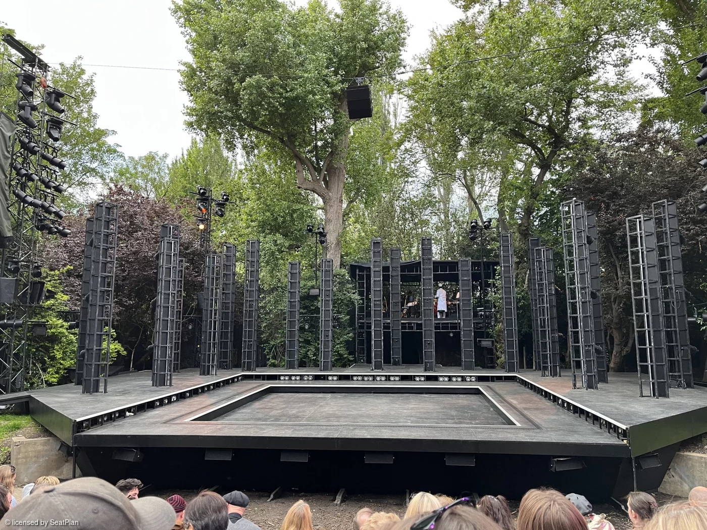 Regent's Park Open Air Theatre Lower Centre G22 view from seat photo