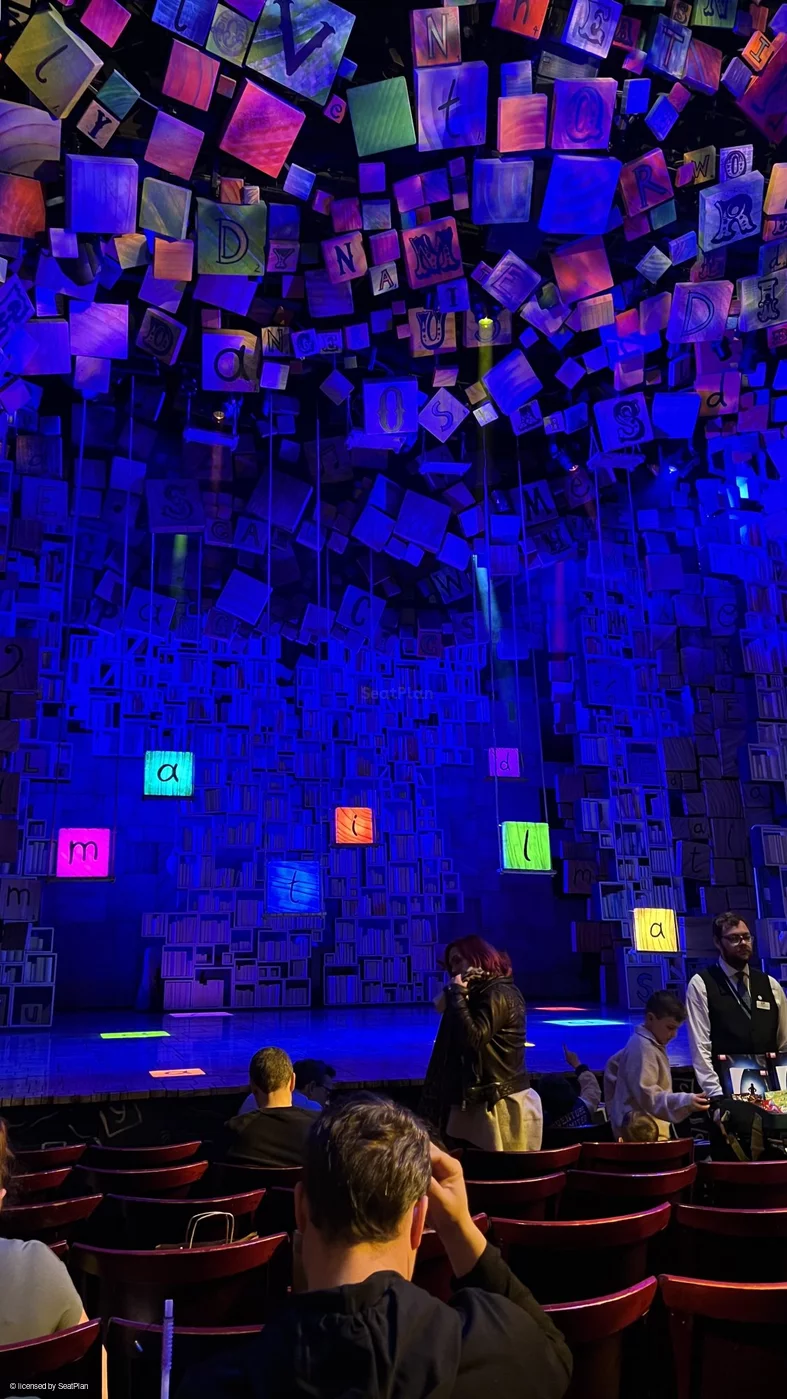 Cambridge Theatre Stalls H20 view from seat photo