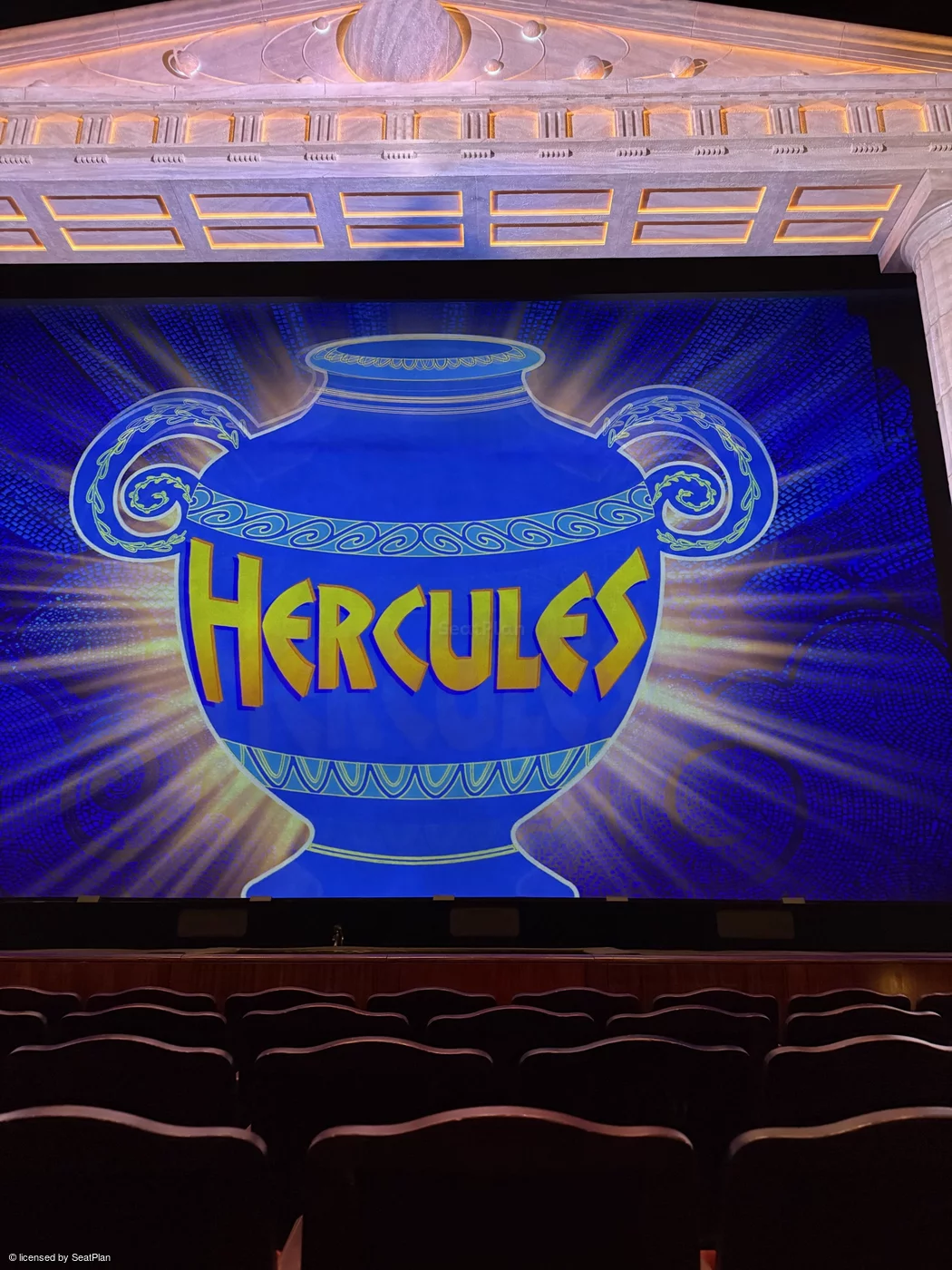 Theatre Royal Drury Lane Stalls F24 view from seat photo