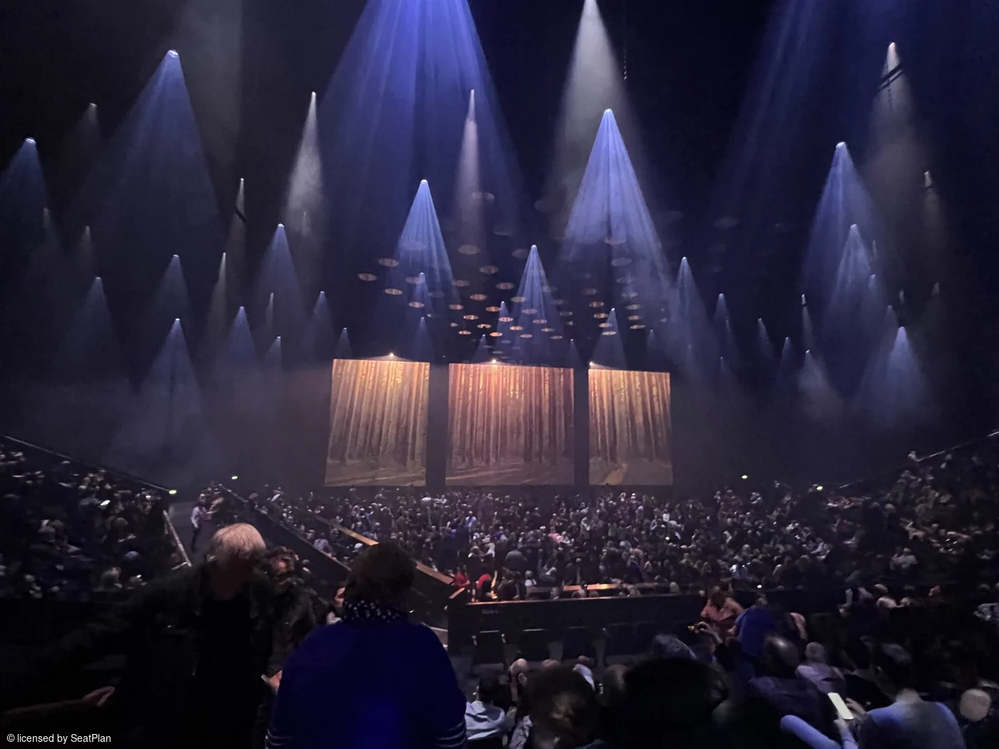 ABBA Arena Block H H1 view from seat photo