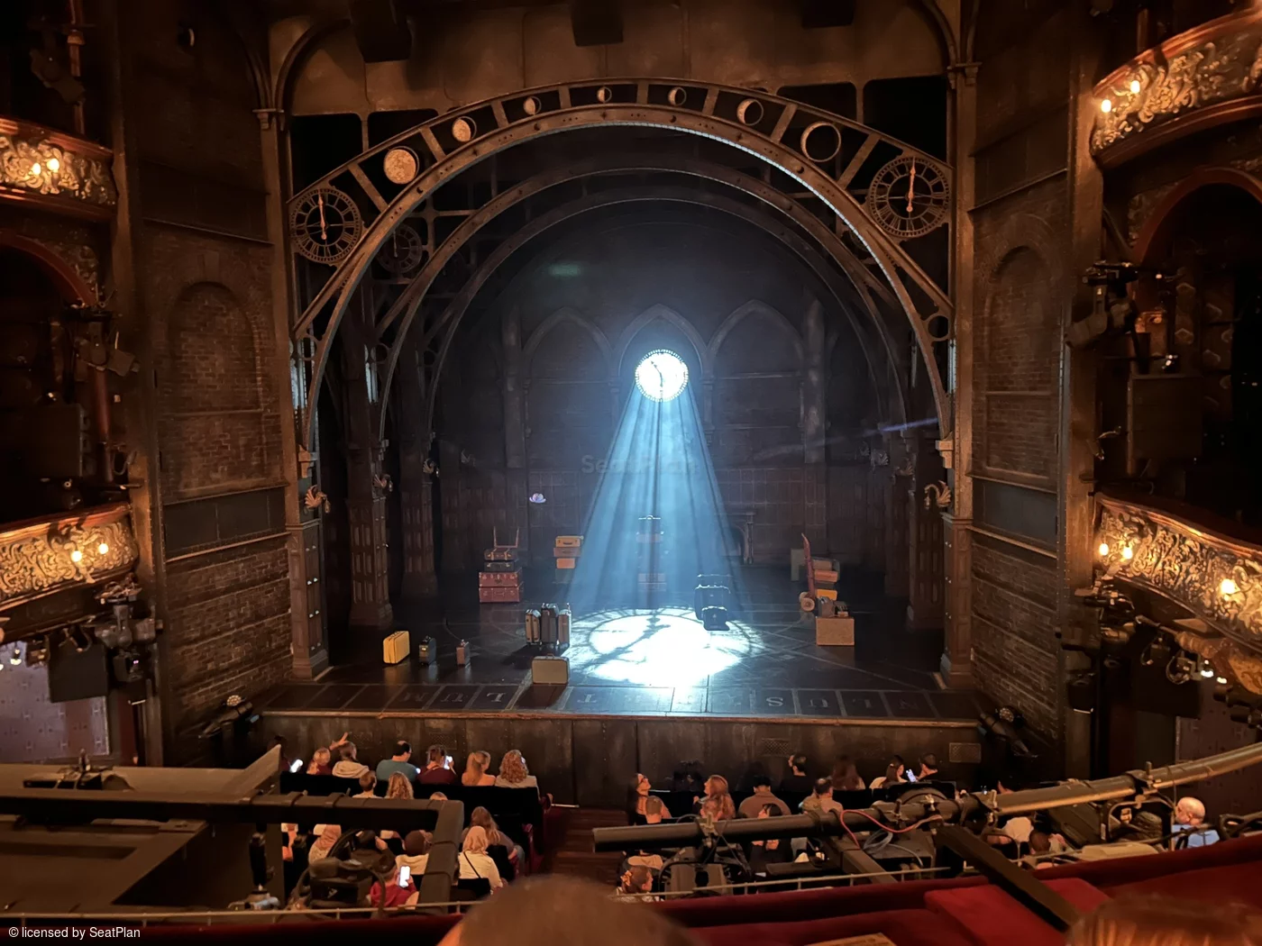 A seatview image from the Dress Circle for Harry Potter and the Cursed Child